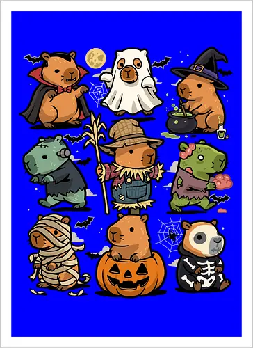Spooky Capybaras
