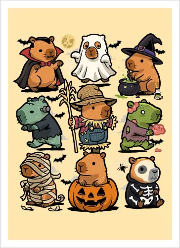 Spooky Capybaras