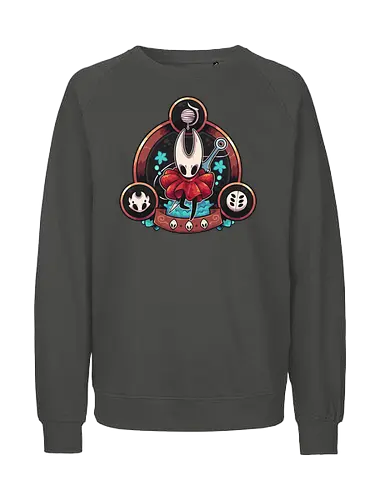 Hornet Triad - games, indie games, hornet, silksong, Bug Knight, silk song, hollow, metroidvania - Fairtrade Sweatshirt