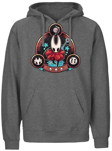 Hornet Triad - games, indie games, hornet, silksong, Bug Knight, silk song, hollow, metroidvania - Fairtrade Hoodie