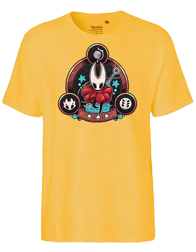 Hornet Triad - games, indie games, hornet, silksong, Bug Knight, silk song, hollow, metroidvania - Fairtrade T-Shirt