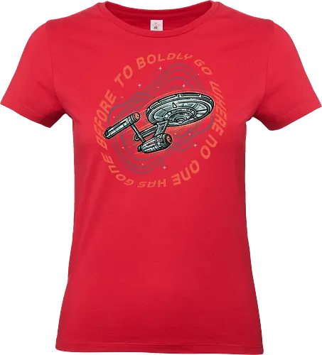 Travel to Space - Movie, film, galaxy, action, sci-fi, science fiction, scifi - Standard T-Shirt (Women)