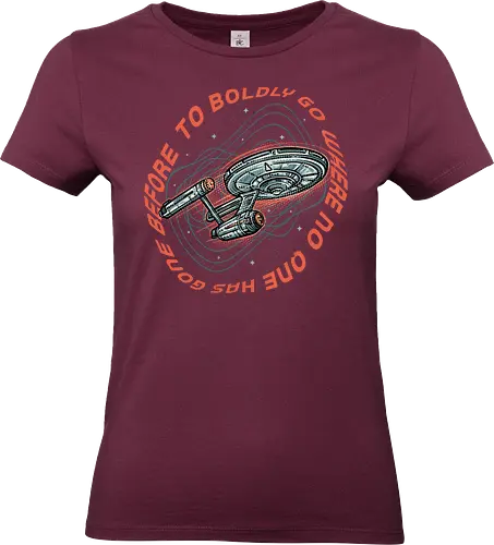 Travel to Space - Movie, film, galaxy, action, sci-fi, science fiction, scifi - Standard T-Shirt (Women)