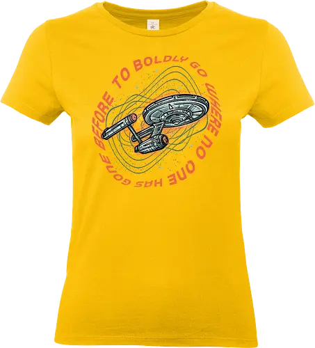 Travel to Space - Movie, film, galaxy, action, sci-fi, science fiction, scifi - Standard T-Shirt (Women)