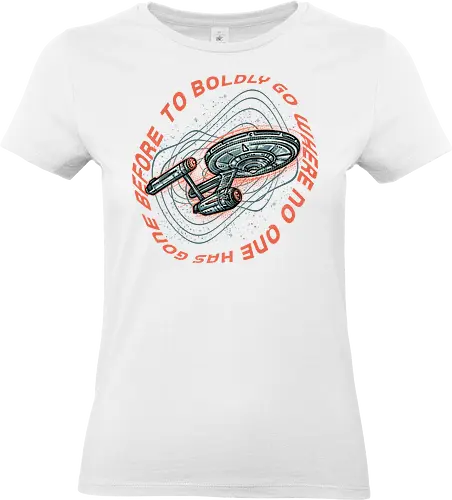 Travel to Space - Movie, film, galaxy, action, sci-fi, science fiction, scifi - Standard T-Shirt (Women)