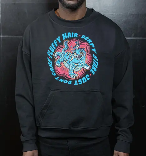 Fluffy Hair Derpy Stare