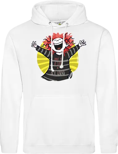 Don´t be a lady, be a legend! - streifenweise, Spruch, Ringelpullisprüche, Ringeldinger, Weisheit, Motivation, Ringelpulli, SprücheShirt, Cartoon Illustration, legend, Statement, Handgezeichnet, Humor, Selbstironie, Streifenpulli, Spruchshirt, deutsch - Standard Hoodie
