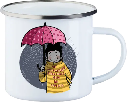 Mit geschlossenen Augen...