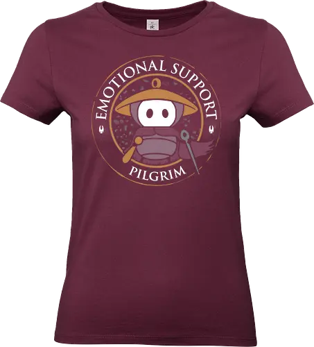 Emotional Support Pilgrim - Silksong, Bug Knight, sherma, Metroidvania, platform, steam gaming, hornet - Standard T-Shirt (Women)
