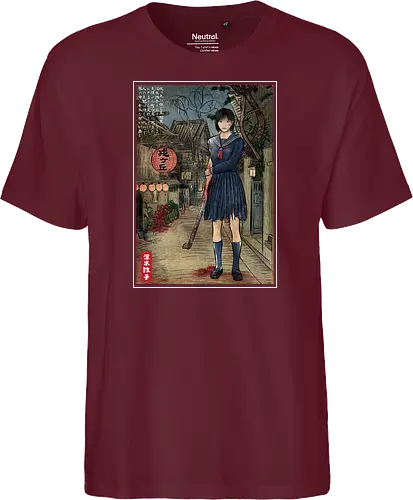 Hinako in Japan woodblock