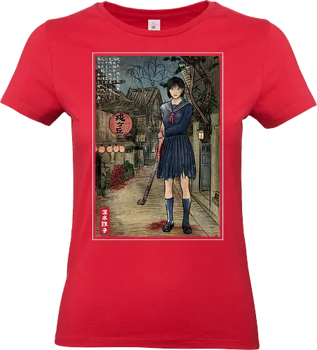 Hinako in Japan woodblock - Standard T-Shirt (Women)