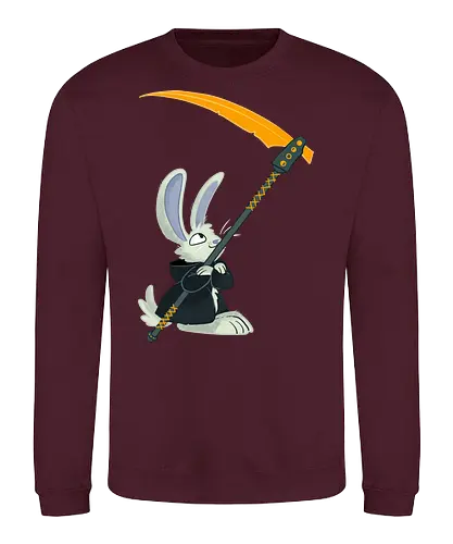 Reaper Bunny (ohne Background) - Comic, Hase, Bunny, Reaper, Tod, sense, scythe - Sweatshirt