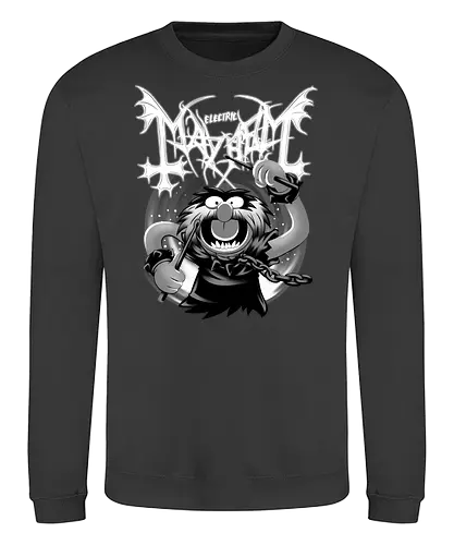 Animal Mayhem - Animal, puppet, Drummer, Mayhem, black metal, band - Sweatshirt