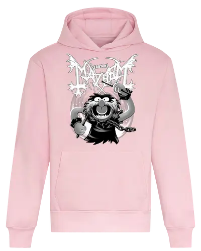 Animal Mayhem - Animal, puppet, Drummer, Mayhem, black metal, band - Heavyweight Hoodie