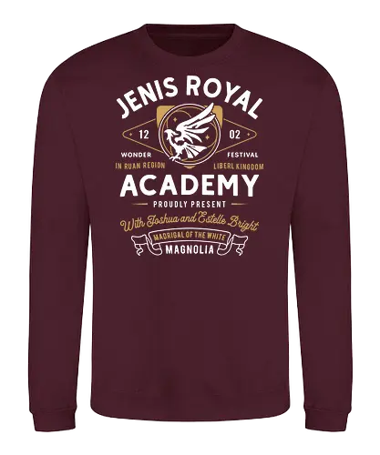 Jenis Royal Academy Emblem - trails in the sky, legend of heroes, ys, crossbell, bracer guild, thors military academy, trails from zero, trails into reverie, trails of cold steel, gamer, gaming, video game, trails to azure, tio plato, mishy, estelle bright, rean schwarzer, joshua bright, lloyd bannings, jenis royal - Sweatshirt
