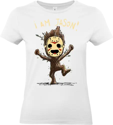 I am jason - friday the 13th, mash up, horror, halloween, spooky season - Standard T-Shirt (Women)