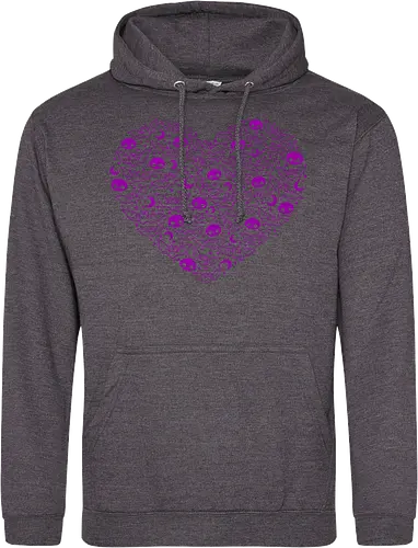 Kawaii Goth Bat Heart