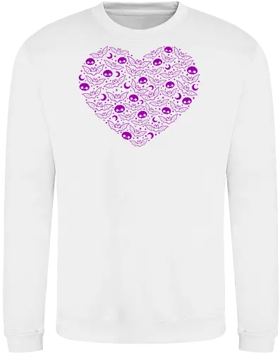 Kawaii Goth Bat Heart