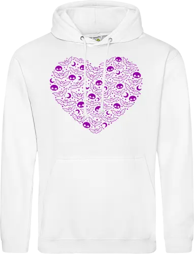 Kawaii Goth Bat Heart