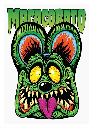 MacacoRato Rat Fink — Radioaktiver Lowbrow-Ratte
