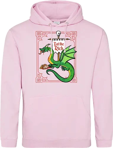 Eat the Rich - Drache, Dragon, Fantasy, Mittelalter - Standard Hoodie