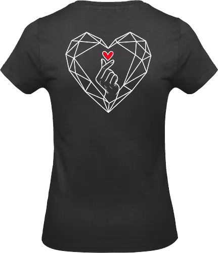 MORELOVE Back - Simlow, Twitch, Streamer, Katze, Chaos, Liebe, Herz - Standard T-Shirt (Women)