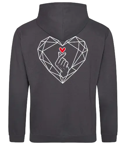 MORELOVE Back - Simlow, Twitch, Streamer, Katze, Chaos, Liebe, Herz - Standard Hoodie