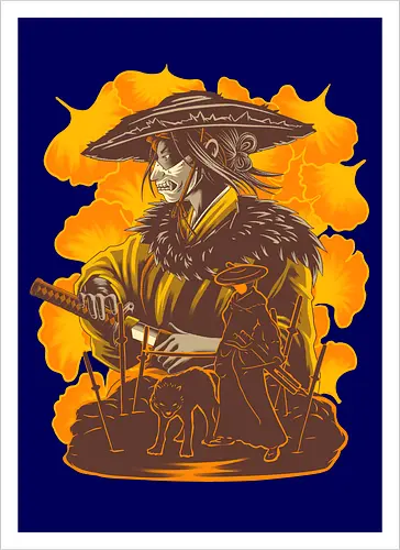 Vengeful Spirit - Ghost of Yotei, Atsu, Game - Artprint