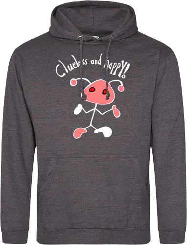 Clueless and happy! Weiß.