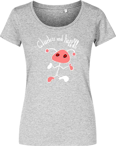 Clueless and happy! Weiß.