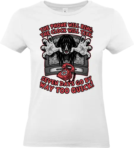 Horror Movie Girl Poem - Classic Horror, Classic, Horror, Horror Movies, Horror Movie, Retro, Retro Vintage, Vintage, Poems, Poem, Book, Japanese, Spooky Season, Spooky, Spooky Art, Scary, Ghost, Girl, Tv, Television, Phone - Standard T-Shirt (Women)