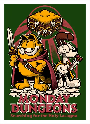 Monday Dungeons Lasagna
