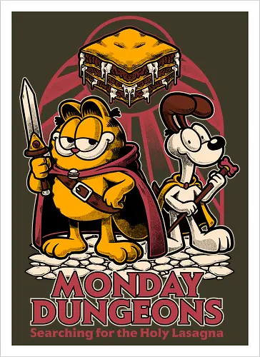 Monday Dungeons Lasagna