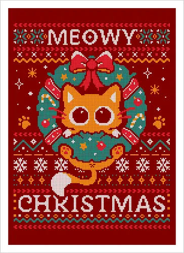 Meowy Christmas Cat