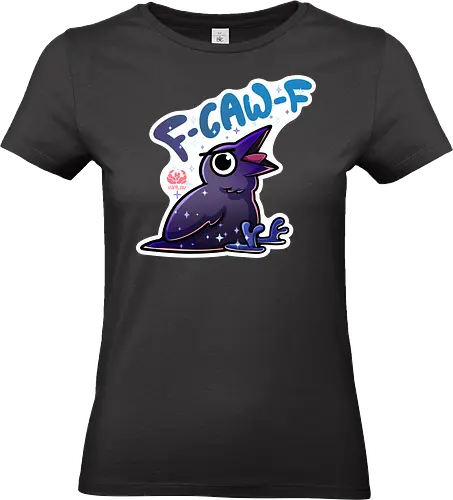 F-Caw-F - f-caw-f, raven, rabe, lustig, bird, meme, vanlau - Standard T-Shirt (Women)