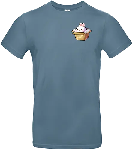 Fragile Bun - bunny, cute, comic, box, comfort, niedlich, kiste, box - Standard T-Shirt