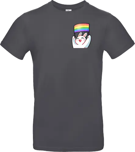 Bunnie Pride - bunny, pride, liebe, beauty, diversity, cute, positive, comic, affirmation, rainbow - Standard T-Shirt