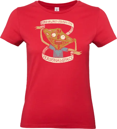 Stay Away From My Personal Space - mask, retro creepy, t-shirt design, art print, social anxiety, weird art, unique statement., Personal space, introvert, funny graphic, quirky humor, unsettling art, weirdcore, stay away, boundaries - Standard T-Shirt (Women)