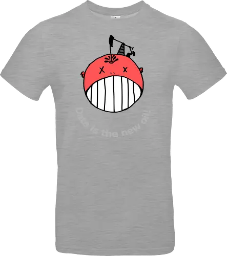 Data is the new oil, helle Schrift