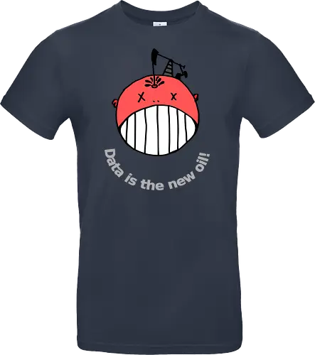 Data is the new oil, helle Schrift