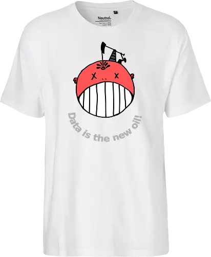 Data is the new oil, helle Schrift