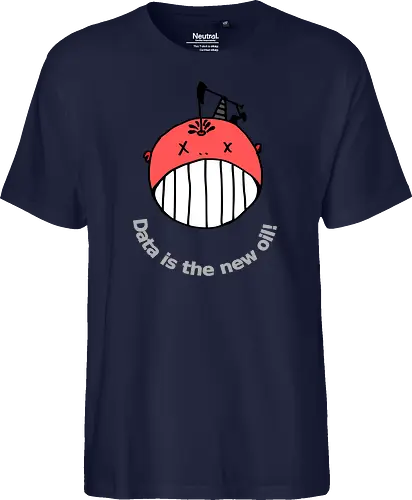 Data is the new oil, helle Schrift