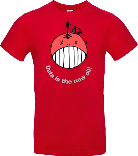 Data is the new oil, helle Schrift