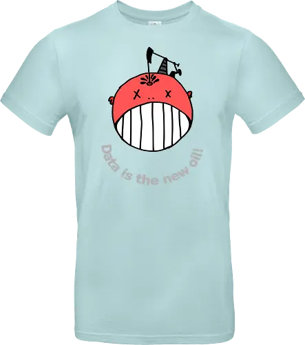 Data is the new oil, helle Schrift