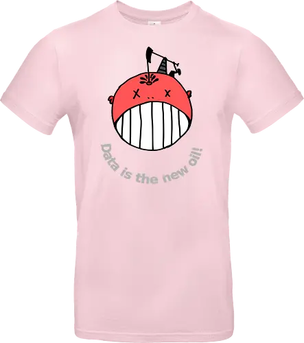 Data is the new oil, helle Schrift