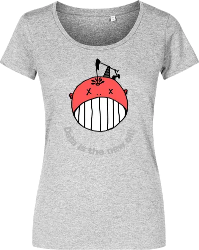 Data is the new oil, helle Schrift