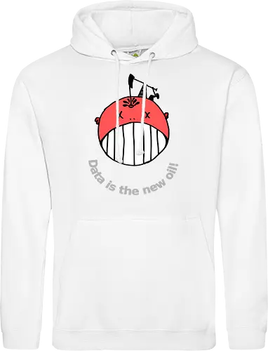 Data is the new oil, helle Schrift