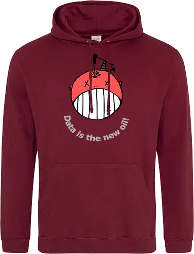 Data is the new oil, helle Schrift