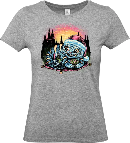 The Season to be Derpy - Movie, hunter, demons, tiger, animal, cute, animation, animated, Christmas, Holidays - Standard T-Shirt (Women)
