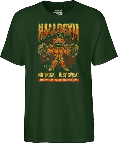 HalloGym - No Trick Just Sweat Gym Halloween Tee for Fitness Lovers